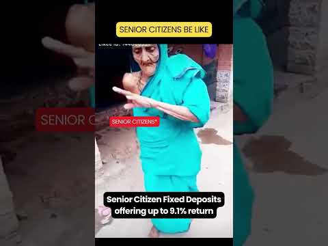 😂 Senior citizen FD rates #shorts #youtubeshorts #viral #funny