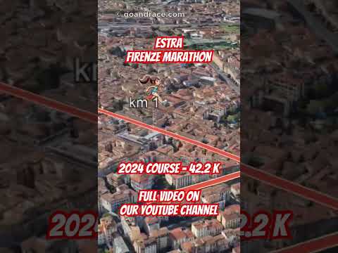 Estra Firenze Marathon 2024: fly over the marathon course!