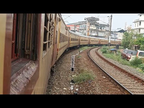 Trivandrum Central to Kollam Train Journey| 20635 Ananthapuri Express - Chennai to Kollam