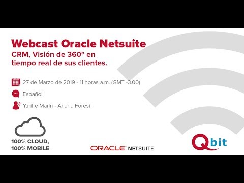 QBIT | WEBCAST NETSUITE Marzo 2019