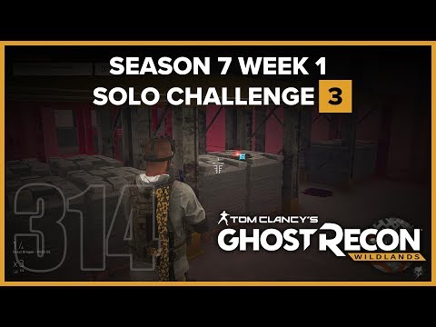 Ghost Recon Wildlands Ep 314 - S07W01 Solo Challenge 3 Complete "The Main Stash" without detection