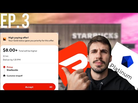 Doordashing Until I’m A Platinum Status Dasher | Episode 3