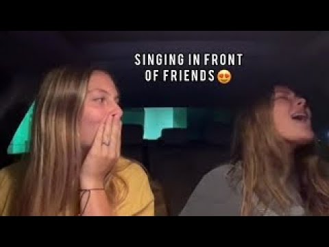 Singing in front of friends and family for the first time priceless reactions