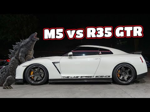 Stage 2 M5 Competition vs Two Nissan R35 GTRs