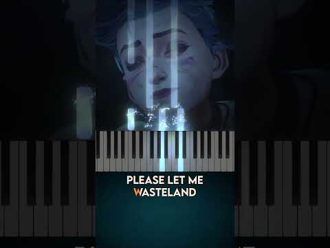 Wasteland (from Arcane Season 2) Piano tutorial #arcaneseason2 #jinx