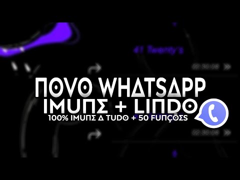 💜 NOVO WHATSAPP IMUNE COM VÁRIAS FUNÇÕES RAJADA LISA + LINDO SEM LAG E 100% IMUNE [LINK DIRETO] 💜