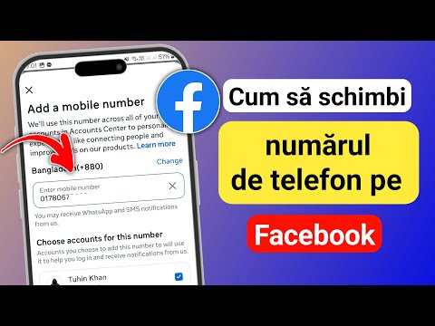 Cum să schimbi numărul de telefon pe Facebook 2025 |   Schimbarea numărului de Facebook