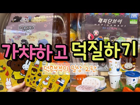 [VLOG]🍭가챠하고 덕질하기 2탄! 덕후부부의 일상이란🍭| 역시나 오늘도 산리오 가챠, 미피 굿즈 털기(미피 한국에도 많으면 좋겠다🥹)