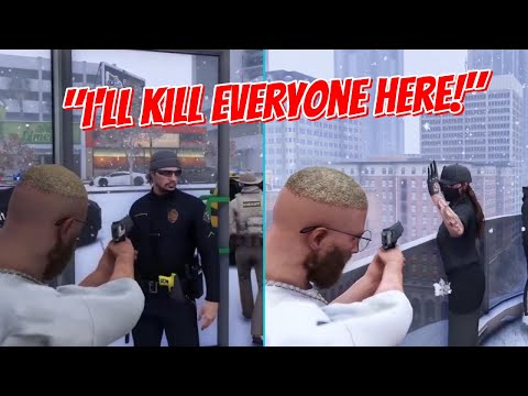 Matt CRASHES OUT & Hunts Hostage After Bank Job | NoPixel 4.0 GTA RP