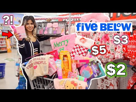 FIVE BELOW EARLY CHRISTMAS SHOPPING SPREE! $1 GIFT SETS & STOCKING STUFFERS