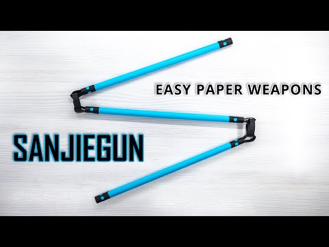 Ninja-Inspired DIY - Triple Nunchaku Sanjiegun Paper Crafting Tutorial!