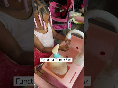 #toddler #functional #training #washing her #hands #mother #housewife