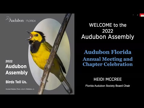 Audubon Assembly 2022 Chapter Celebration and Florida Audubon Annual Meeting