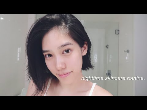 my nighttime skincare routine | 我的晚间护肤步骤 [english sub]