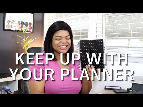 WAYS TO KEEP UP WITH YOUR PLANNER | Simple Everyday Planner Tips