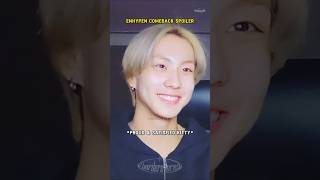 Jungwon happy smile after teasing engene with enhypen comeback spoiler #enhypen #jungwon #weverse 정원