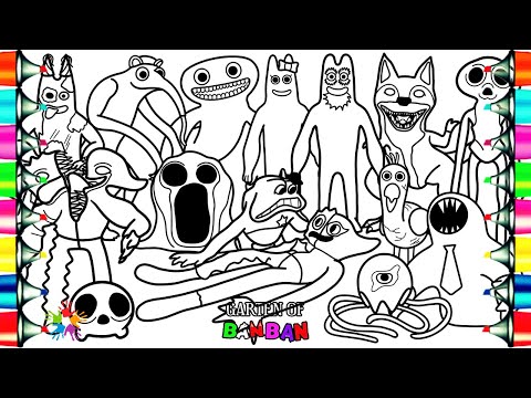 Jester Bittergiggle Death! Garten Of Banban 7 Coloring Pages / NCS Music