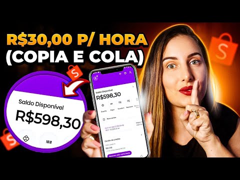 🔥DINHEIRO AGORA! INICIANTE FAÇA R$30 A CADA 1H NA SHOPEE Com IA grátis