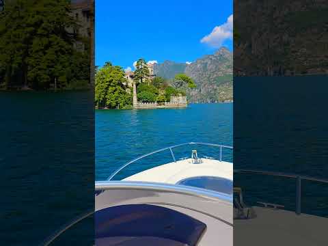 Loreto island in Iseo lake