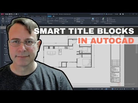 Making smart title block in AutoCAD from scratch