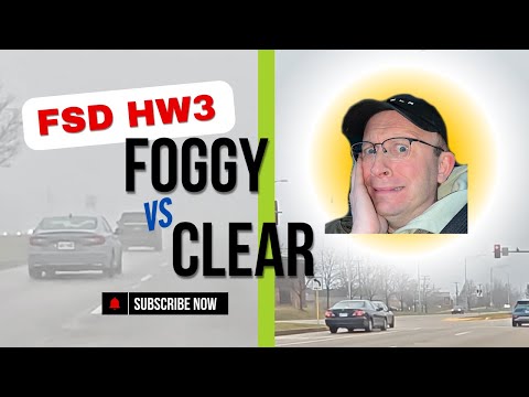 Is FSD HW3 Safe in Extremely FOGGY Conditions? 👀