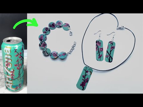 Turn Trash Into Treasure: Diy Jewelry Sets From Soda Cans!