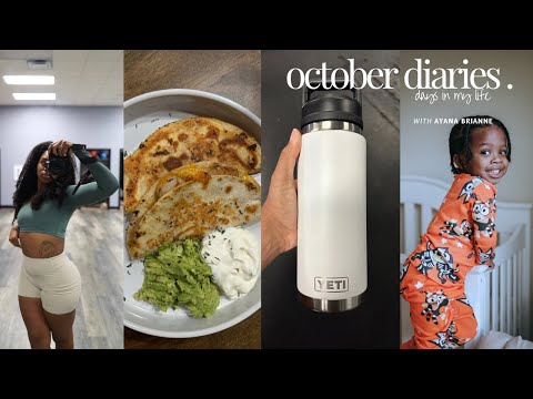 VLOGTOBER | life lately with a toddler, gym, quick meals + more