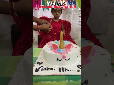 Little princess birthday vlog❤️💋 #thekavivlogs #viral #minivlog #trending #kannadavlogger