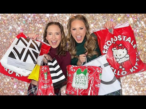 WHAT WE GOT ON OUR $1000 MALL SHOPPING SPREE 😱🛍 *CHRISTMAS EDITION* 🎄✨