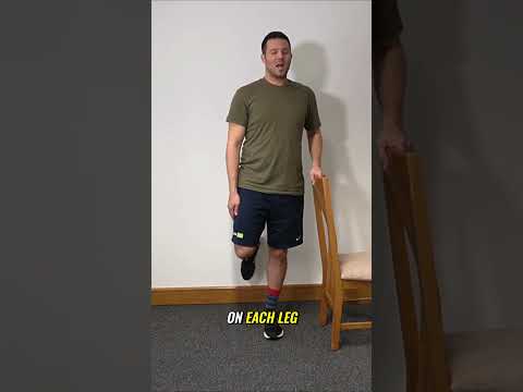 Improve Your Balance with this One Leg Exercise  Chair Stand #seniorstrength #exercisemotivation