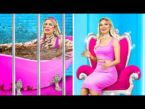 😰 OH NO Barbie is in Jail! Extreme Doll Makeover with Cool Gadgets by Rocketmons!