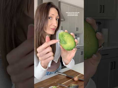 Don't Throw This Part of the Avocado Away! #avocado #fiber