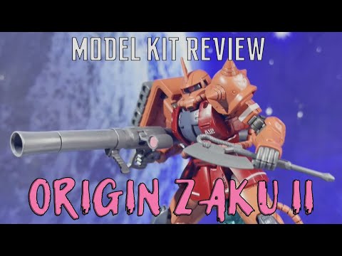 HG Zaku II [Red Comet Ver.] | Model Kit Review | Gundam The Origin