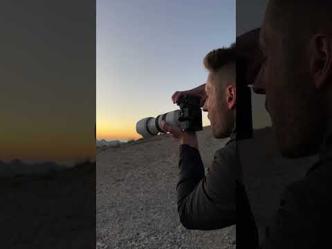 POV photoshoot at 11,000ft (at SUNSET)