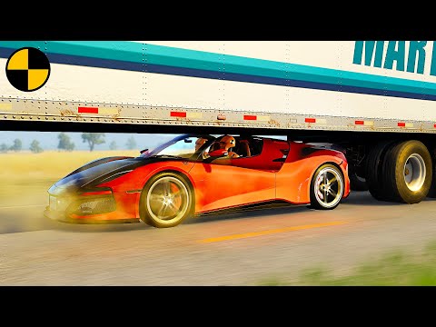 Supercar Fails & High-Speed Car Crashes #1 😱 BeamNG.Drive