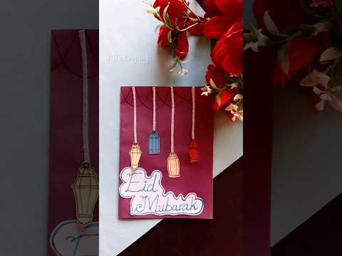 Eid Card Making Idea| Greeting Card | #shorts