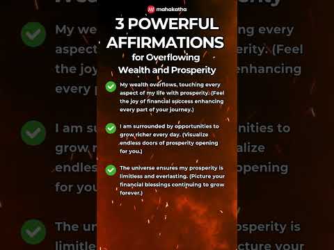 3 Affirmations for Overflowing Wealth and Prosperity