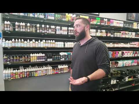 Manager of Lineage Vapors in Lunenburg Sean McGonagle talks about ban