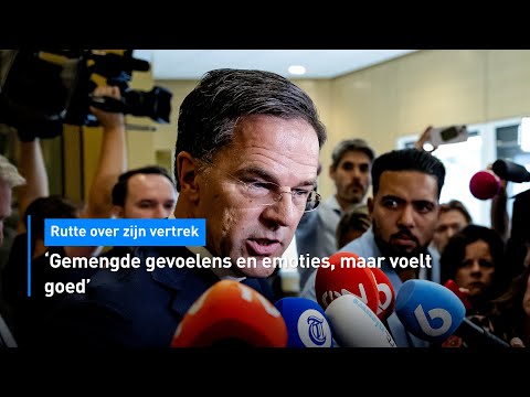 ❌ Rutte over vertrek uit politiek: 'Gemengde gevoelens, maar voelt goed’ | Hart van Nederland