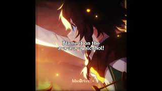 Blame it on the alcohol || venti edit #genshinimpact