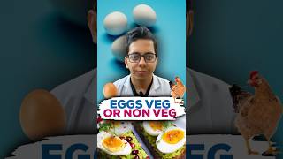 Are Eggs Veg or Non-Veg ? | Dt.Bhawesh | #diettubeindia #dietitian #vegetarian #shorts