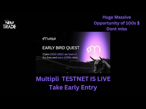 Multipli Testnet Airdrop Guide for Beginners | Easy Step-by-Step Tutorial