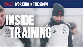 Working In The Snow ❄️ | INSIDE TRAINING