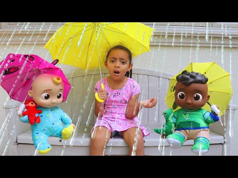 Rain Rain Go Away with Leah and Her Dolls Song for Toddlers | Nursery Rhymes & kids Songs