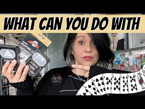 Upcycled Materials | Handmade Writing Journal with Playing Cards