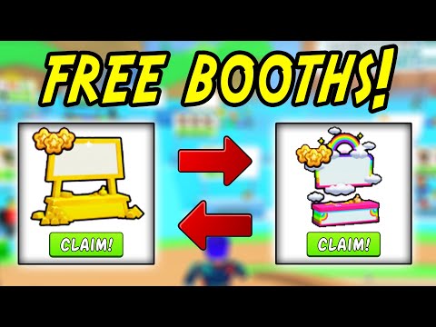 How to get FREE TRADING BOOTHS in Pet Simulator 99! (Roblox)