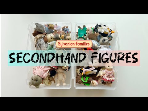 Sylvanian Families secondhand / vintage figures haul 🧸 (no music)