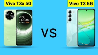 Vivo T3x 5g Vs Vivo T3 5g Phone Comparison #vivot35g