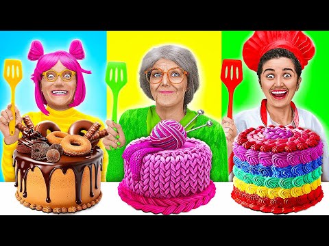 Me vs Grandma Cooking Challenge || Crazy Ideas To Cook by Rocketmons!