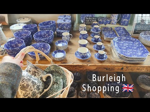 English pottery 🌿│ Burleigh│ Stoke-on-Trent │ Haul│ Tea room